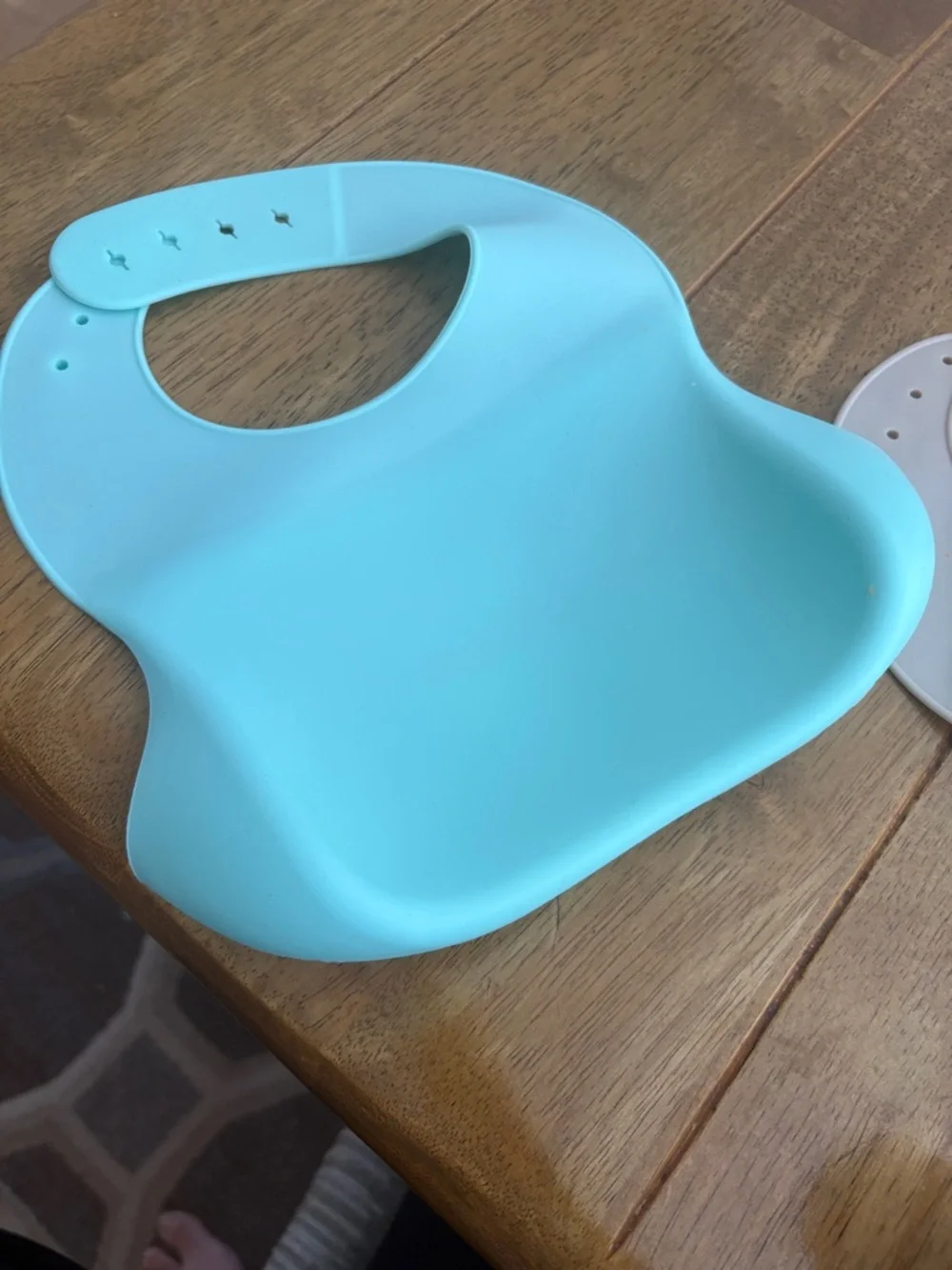 2 Silicone Baby Bibs | Waterproof Food Catcher | Adjustable Toddler Feeding Bibs